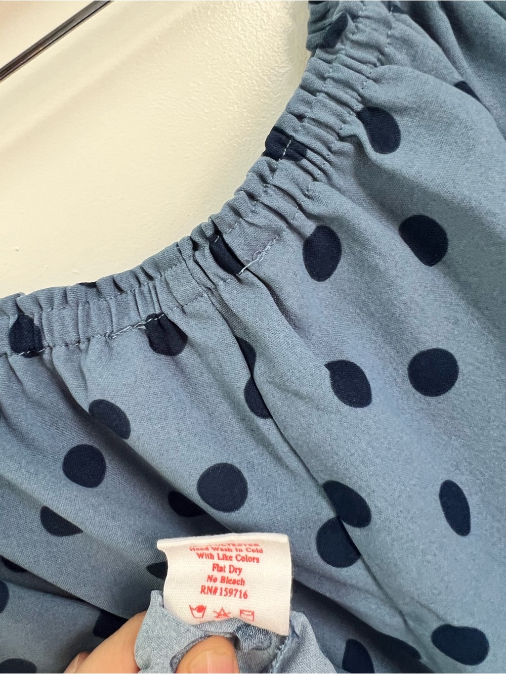 Lisa Says Gah Light Blue Polka Dot Bloomer Shorts - Picture 9 of 9